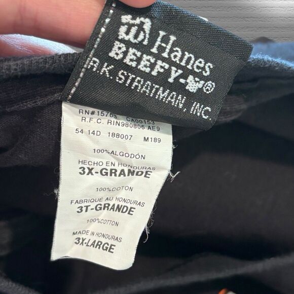 Harley Davidson Toad Suck  Long Sleeve Tee 3XL Black Double Side 2011 Conway AK - Picture 3 of 7